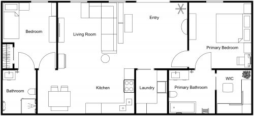 Floor Plan for a Retirement Couple
