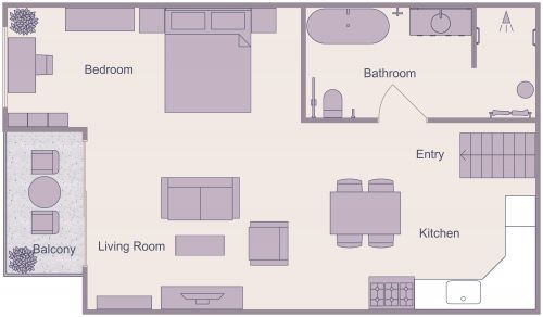 Loft Floor Plan for Seniors