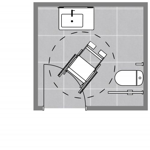 Small ADA Bathroom