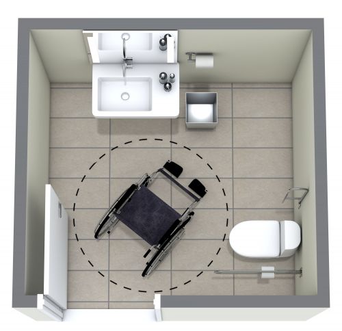 Small ADA Bathroom