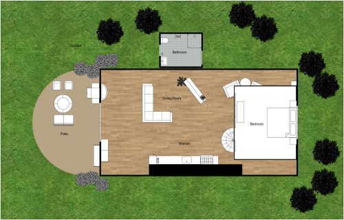 A Frame House Plan