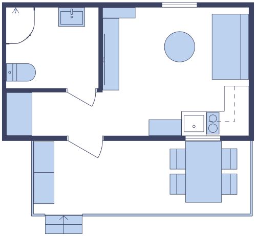 200 sq ft Tiny House Plan