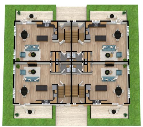 Multi-Family Home Floor Plan