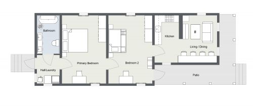 Original Shotgun House Floor Plan